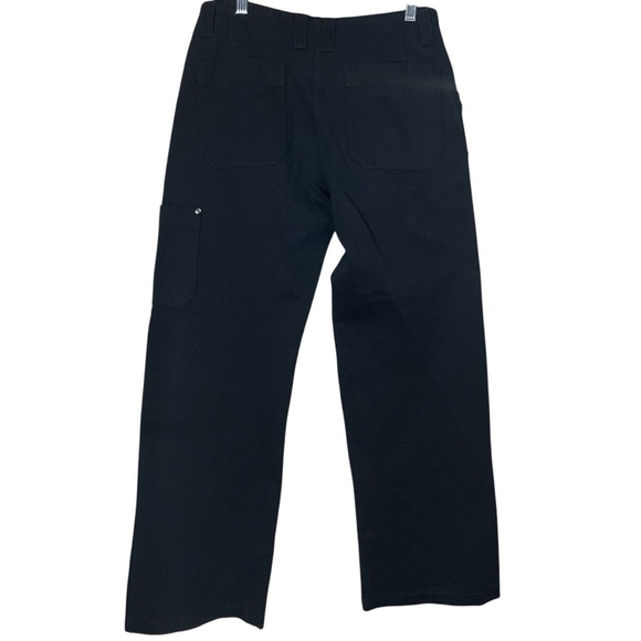 Title Nine Hepburn Ponte Cargo Pants Size 6 Stretch Wide Leg Hiking - Picture 4 of 14